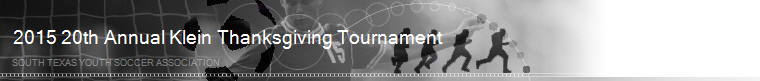 2015 20th Annual Klein Thanksgiving Tournament banner